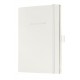 Caiet lux cu elastic, coperti soft, A5(135 x 210mm), 97 file, Conceptum - classic alb - velin