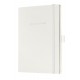 Caiet lux cu elastic, coperti soft, A5(135 x 210mm), 97 file, Conceptum - classic alb - matematica