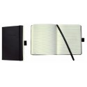 Caiet lux cu elastic, coperti soft, A6(93 x 140mm), 97 file, Conceptum - classic negru - dictando
