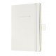 Caiet lux cu elastic, coperti soft, A6(93 x 140mm), 97 file, Conceptum - classic alb - velin
