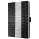 Caiet lux cu elastic, coperti rigide, A6(95 x 140mm), 97 file, Conceptum - purist waves - dictando