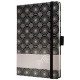 Caiet lux cu elastic, coperti rigide, A6(95 x 140mm), 97 file, Conceptum - elegant twist - dictando