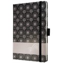 Caiet lux cu elastic, coperti rigide, A6(95 x 140mm), 97 file, Conceptum - elegant twist - dictando