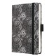 Caiet lux cu elastic, coperti rigide, A6(95 x 140mm), 97 file, Conceptum - glam paisley - velin