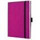 Caiet lux cu elastic, coperti soft, A6(101 x 148mm), 97 file, Conceptum - purple passion - velin