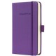 Caiet lux cu elastic, coperti softwave, A6(95 x 150mm), 97 file, Conceptum - Magic purple - dictando
