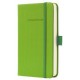 Caiet lux cu elastic, coperti softwave, A6(95 x 150mm), 97 file, Conceptum - Paradise green-dictando