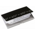 Port carti vizita metalic SIGEL Crossing - black