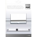 Set port carti vizita metalic + pix, SIGEL Black Stripe - white