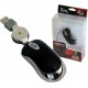 Mini Mouse optic cu 3 butoane + scroll, cablu retractabil, STEY