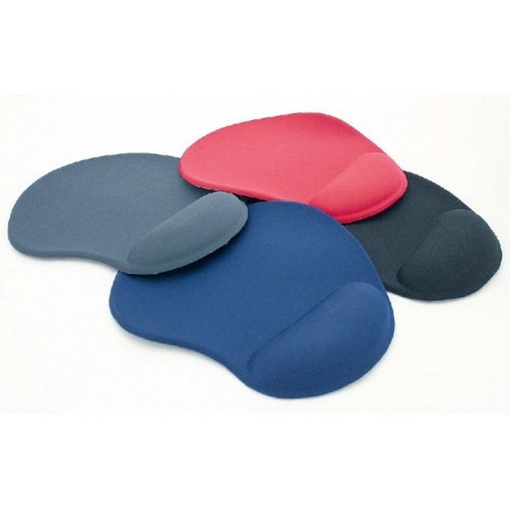 Mouse pad cu suport ergonomic pentru mana STEY - rosu