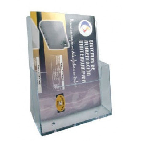 Display plastic pentru pliante, A5, STEY - transparent