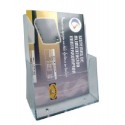 Display plastic pentru pliante, A5, STEY - transparent