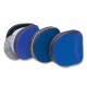 Portofel stocare 24 CD/DVD, STEY - albastru