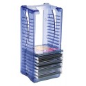 Suport vertical stocare 20 CD/DVD cu carcasa jewel, STEY
