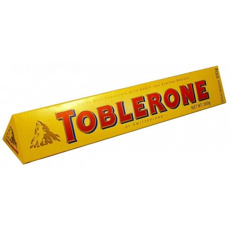 Toblerone ciocolata cu lapte, 100 gr