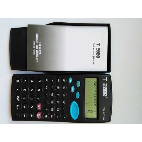 Calculator stiintific ,10+2 digits,240 functii , T2000