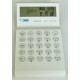 Calculator birou,10 digits,afisare calendar,ora pe glob,taste muzicale T2000 -alb