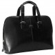 Geanta dama, din piele neagra, pentru laptop, 42 x 30 x 12cm, TONY PEROTTI - Versilia Collection