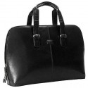 Geanta dama, din piele neagra, pentru laptop, 42 x 30 x 12cm, TONY PEROTTI - Versilia Collection