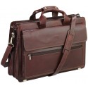 Geanta din piele maro, pentru laptop, 36 x 18 x 10cm, TONY PEROTTI - Versilia Collection