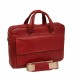Geanta dama, din piele rosie, pentru laptop, 38 x 28 x 8cm, TONY PEROTTI - Green Collection