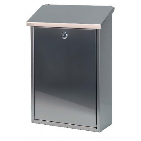 Cutie postala metalica, dimensiuni (L x l xh) cm: 25 x 10 x 39, VEPA BINS - antracit