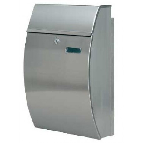 Cutie postala metalica, dimensiuni (Lxlxh)cm: 32 x 15 x 47.5, VEPA BINS Tian-stainless steel mat
