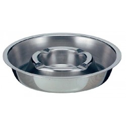 Scrumiera metalica pentru masa, D16 cm, VEPA BINS - stainless steel