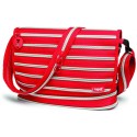 Geanta ZIP..IT Messenger Combo - rosu/argintiu