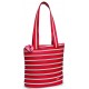 Geanta ZIP..IT Premium Tote - rosu/argintiu