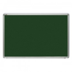 Tabla verde magnetica cu rama din aluminiu, 120 x 200 cm, pentru creta, Optima