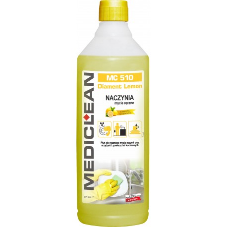 Detergent vase Mediclean MC510, 1L cu pompita - lamaie