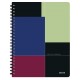 Caiet LEITZ Executive Get Organized, PP, A4, matematica - negru/violet