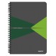 Caiet LEITZ Office, carton, A5, matematica - verde