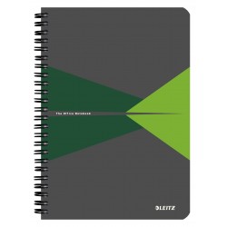 Caiet LEITZ Office, carton, A5, matematica - verde