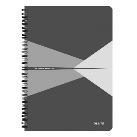 Caiet LEITZ Office, PP, A4, dictando - gri