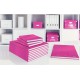 Caiet de birou LEITZ Wow, A4, coperta dura, roz metalizat - matematica