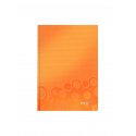 Caiet de birou LEITZ Wow, A5, coperta dura, portocaliu metalizat - dictando