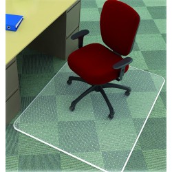 Covoras PVC transparent, protectie mocheta, 120 x 90cm - forma dreptunghiulara, Q-Connect