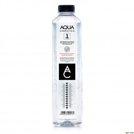 Apa plata Aqua Carpatica 1 L, 12 buc/bax