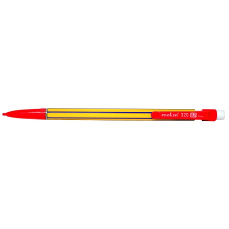Creion mecanic din plastic, 0.7 mm, con si varf din plastic, MOLIN