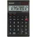 Calculator de birou, 12 digits, 152 x 96 x 12 mm, SHARP EL-124TWH - negru/alb