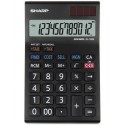 Calculator de birou, 12 digits, 155 x 97 x 12 mm, SHARP EL-128SWH - negru/alb