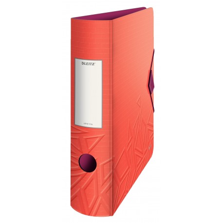 Biblioraft LEITZ Active Urban Chic 180, 82 mm, corai/grena