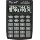 Calculator de buzunar, 8 digits, 88 x 58 x 8 mm, Rebell HC108 - negru