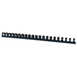 Inele plastic 16 mm, max 145 coli, 100buc/cut, Office Products - negru