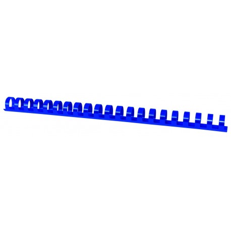Inele plastic 19 mm, max 175 coli, 100buc/cut Office Products - albastru