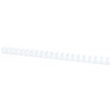 Inele plastic 19 mm, max 175 coli, 100buc/cut Office Products - alb