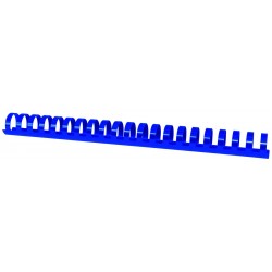 Inele plastic 25 mm, max 240 coli, 50buc/cut Office Products - albastru